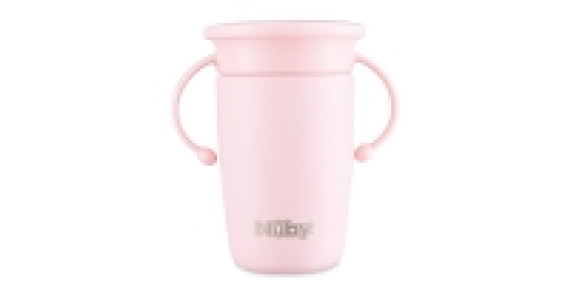 Nuby Pink Stainless Steel Cup