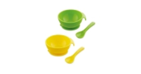 Nuby Silicone Bowl And Spoon Set