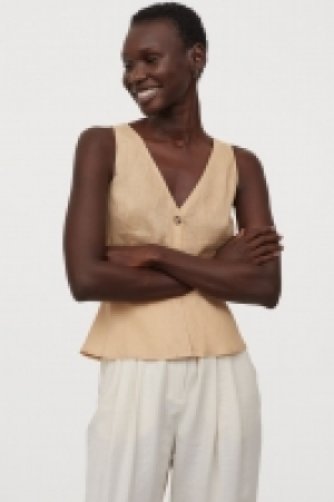 V-neck linen blouse 5.99 €