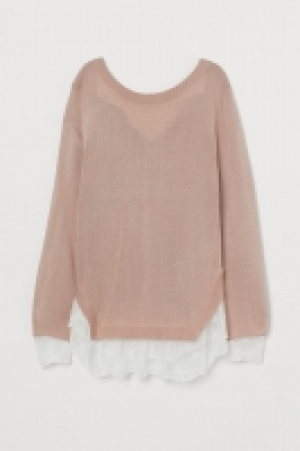 Lace-trimmed jumper 8.99 €