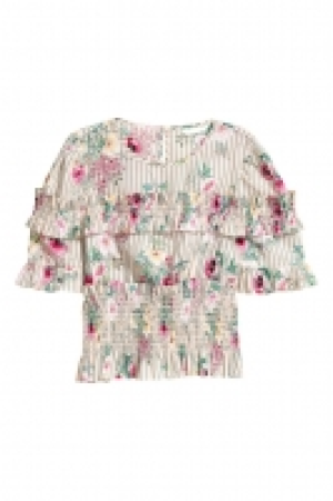 Frilled cotton blouse 8.99 €