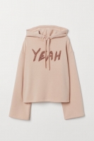 HM  Boxy hooded top