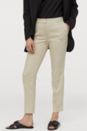 Linen-blend cigarette trousers 6.99 €