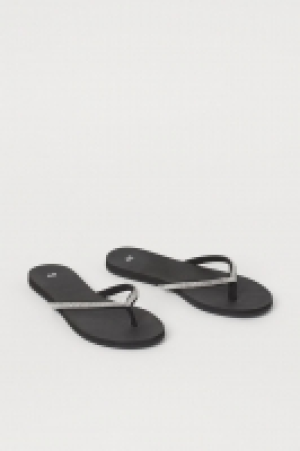 HM  Rhinestone flip-flops