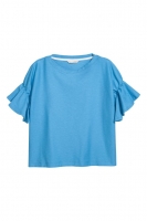 HM  Top with flounced sleeves