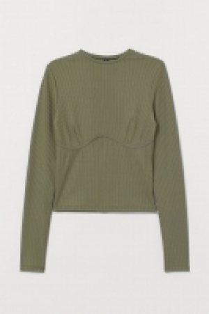 Ribbed jersey top 6.99 €