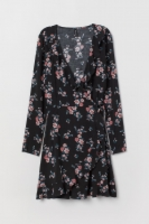 HM  Wrap dress with flounces