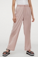 HM  Wide pull-on satin trousers
