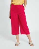 Dunnes Stores  Paul Costelloe Living Studio Linen Pink Crop Trousers
