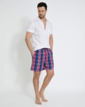 Paul Costelloe Living Seersucker Check Swim Shorts