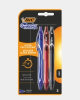 Dunnes Stores  Bic Gelocity Assorted Pens - Pack Of 3