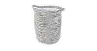 Aldi  Black Rope Style Laundry Basket