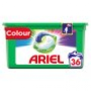 Tesco  Ariel All In 1 Washing Pods Colr 36 W