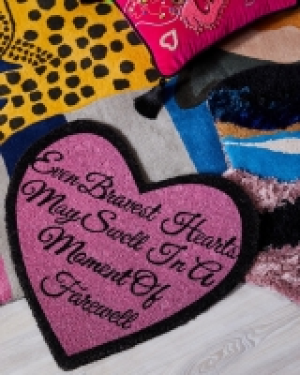 Joanne Hynes Bravest Hearts Door Mat