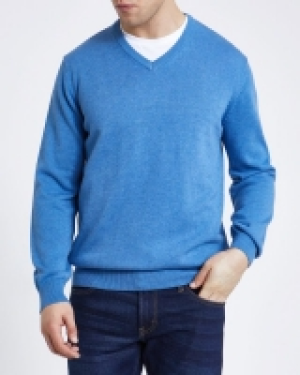 Regular Fit Cotton V-Neck Jumper 10.00 €