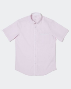 Dunnes Stores  Regular Fit Short-Sleeved Fashion Stretch Shirt