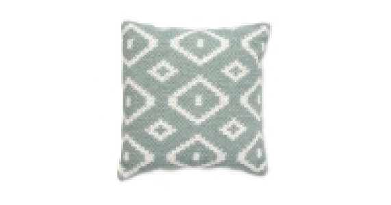 Teal Diamond Cushion