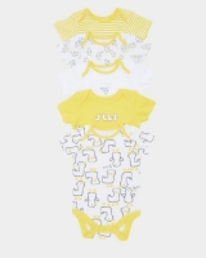 Duck Bodysuits - Pack Of 5 (Newborn-9 months)