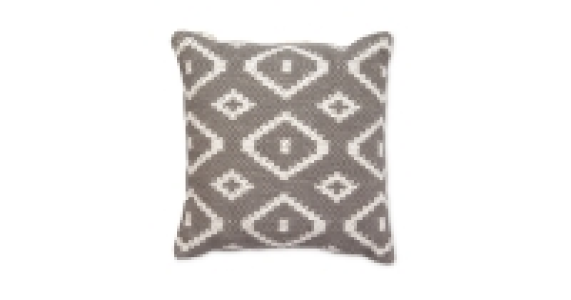 Aldi  Grey Diamond Cushion