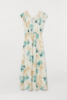HM  Long butterfly-sleeved dress