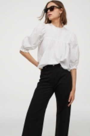 Smocked cotton blouse 17.00 €