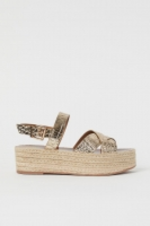 HM  Platform espadrille sandals