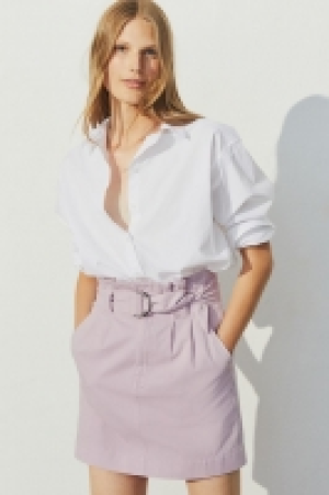 HM  Twill paper bag skirt