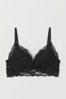HM  Non-wired lace push-up bra