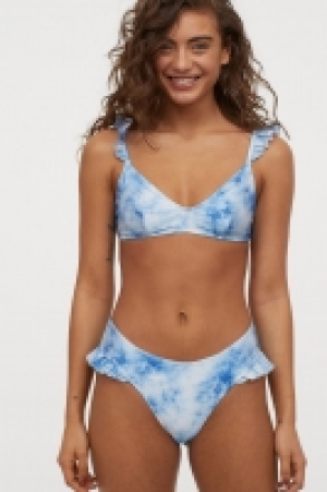 HM  Flounce-trimmed bikini bottoms