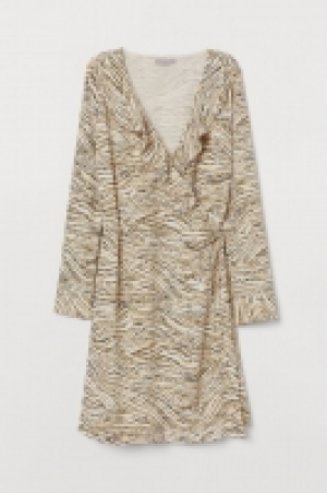 HM  Patterned wrap dress