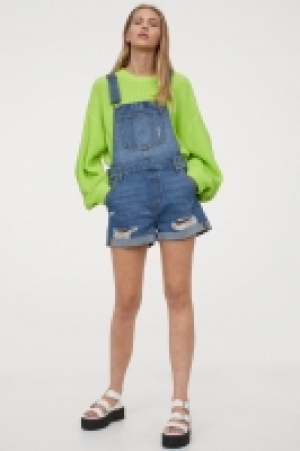 Denim dungaree shorts 25.00 €
