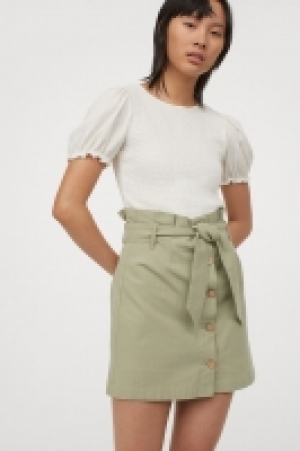 HM  Crêpe paper bag skirt
