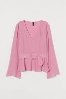 HM  Belted blouse