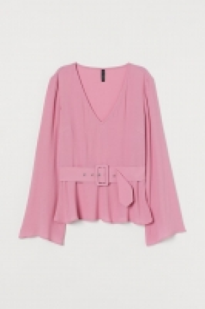 HM  Belted blouse