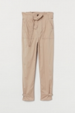 HM  Tie-belt trousers