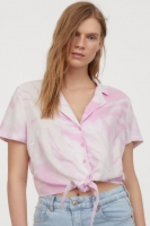 HM  Tie-hem resort shirt