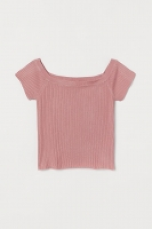 Ribbed, off-the-shoulder top 8.00 €