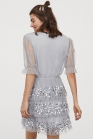 HM  Sequin-embroidered dress