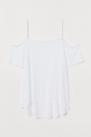 HM  Cold shoulder jersey top