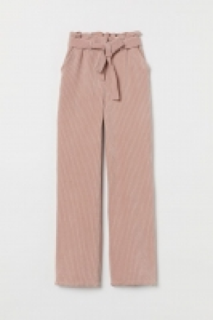 HM  Corduroy paper bag trousers