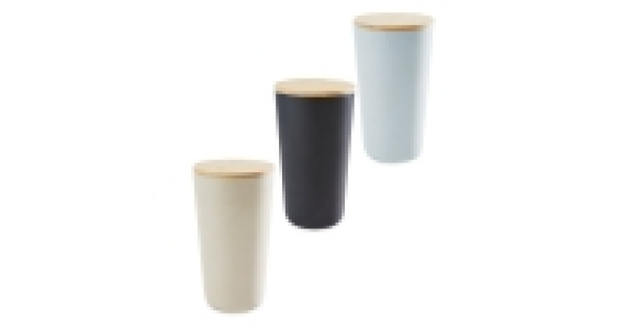 Aldi  Tall Bamboo Canister