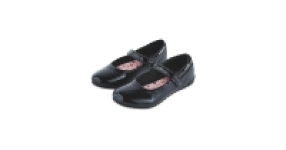 Aldi  Girls Action Patent Leather Shoes