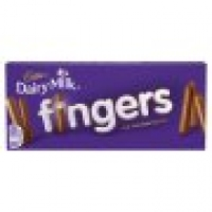 Tesco  Cadbury Fingers Milk Chocolate Biscui