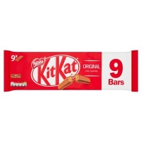 Centra  Nestlé KitKat 2 Finger Milk Chocolate Biscuit Bar 9 Pack 186