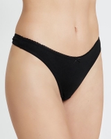 Dunnes Stores  Cotton Thong - Pack Of 3