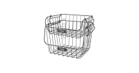 Aldi  Black Tiered Wire Baskets 2 Pack