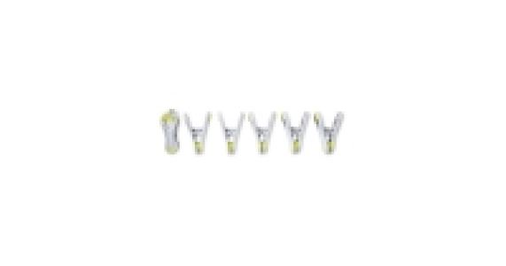 Grey & Lime Pegs 36 Pack