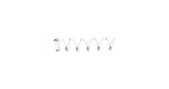 White & Blue Pegs 36 Pack