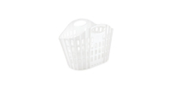 Addis White Fold Flat Laundry Basket