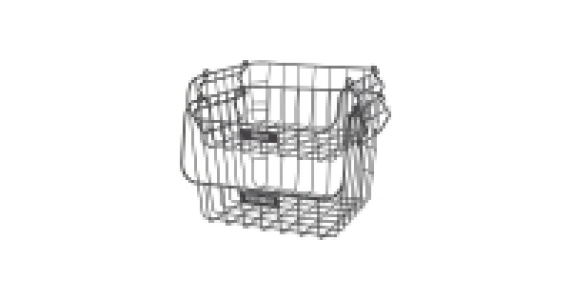 Black Fruit & Veg Wire Basket 2 Pack